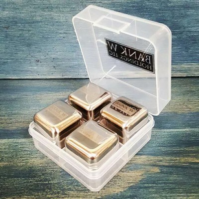 4 Pack Whiskey Stone Set w/Box