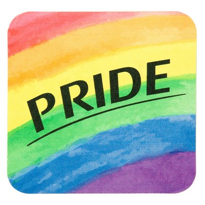 Full Color Process 40 Point Pride Pulp Board Coaster