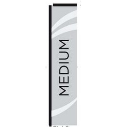 Custom Printed 8' Windchaser™ Vertical Flag Only (2 Side)