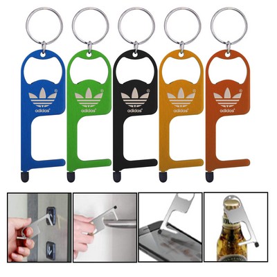 PPE No-Touch Door/Bottle Opener with Stylus