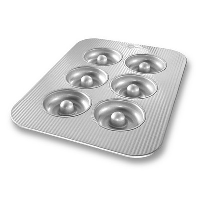 USA Pan® Donut Pan, 6 Well, Made in the USA