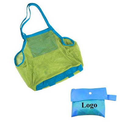 Oxford Fabric Net Beach Toy Mesh W/ Storage Pouch