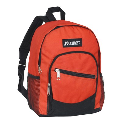 Everest Junior Slant Backpack, Orange/Black