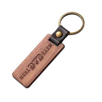 Walnut Wood Keychain