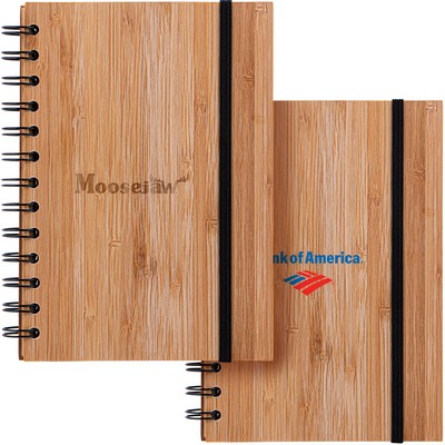 Evergreen Bamboo Notebook with Recycled Paper