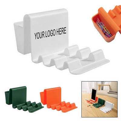 Plastic Cell Phone Stand with Pen Holder