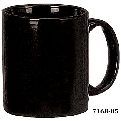 11 Oz. Black C Handle Mug