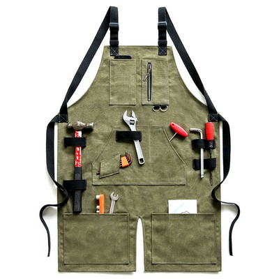 Tool Apron With Different Pockets