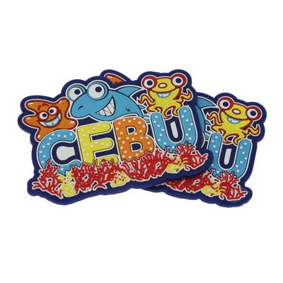 Cartoon Fish Magnetic PVC Fridge Magnet