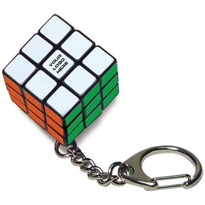 1 3/8'' Puzzle Cube Key Chain