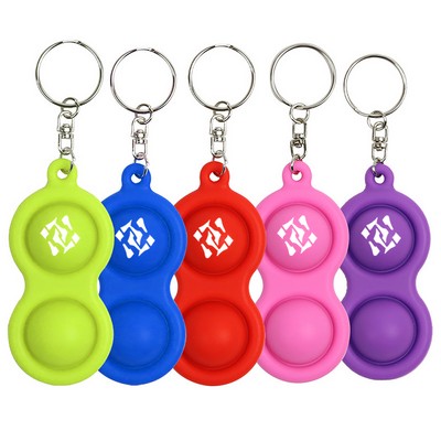 2 Pop Bubble Keychain