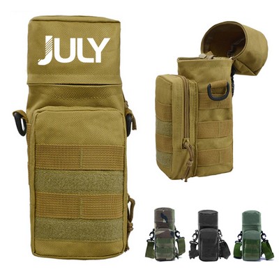 Water Bottle Pouch Molle Tactical Holder Storage Fanny Bag