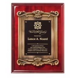 12" Rosewood Piano Finish Plaque