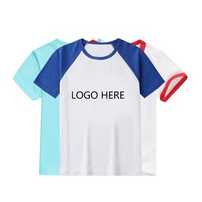 Kid's 100% Cotton Heavy Weight Short Sleeves TShirts