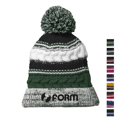 Sport-Tek® Pom Pom Team Beanie