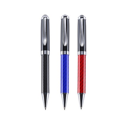 Carbon Fiber Ballpoint Pen with Stylus