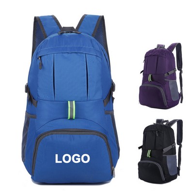 Folding backpack for outdoor travel