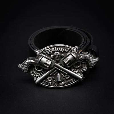 Revolving Bullet Chambers 3D Buckle