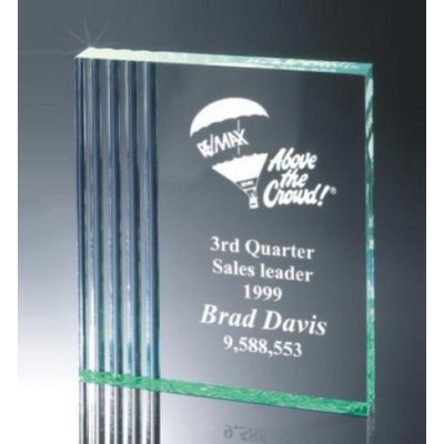 Fluted Side Acrylic Award, 8" H