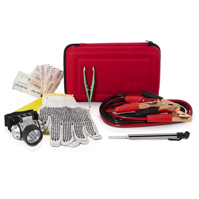 17pc Roadside Emergency Kit