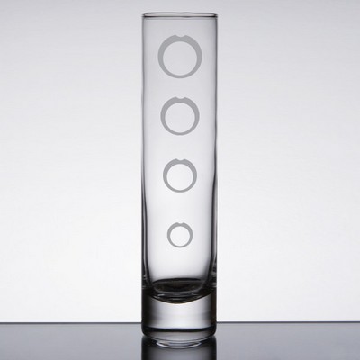 Deep Etched or Laser Engraved Libbey® 2824 Chicago 6.75 oz. Flute Glass / Bud Vase