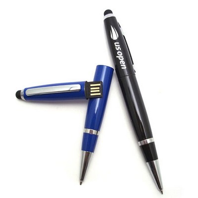 8GB - Executive Pen USB with Capacitive Stylus