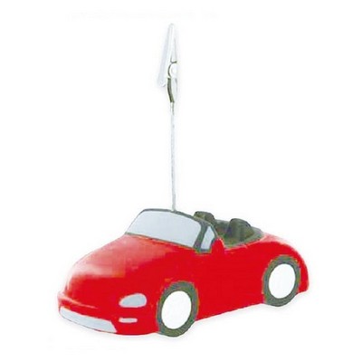 PU Convertible Car Shape Base Memo Holder Stress Ball