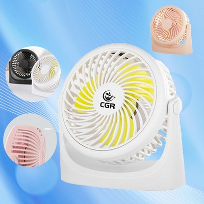 USB-Powered Mini Fan - Rechargeable