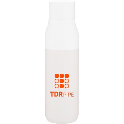 17 oz Larq Twist Top Bottle (Granite White)