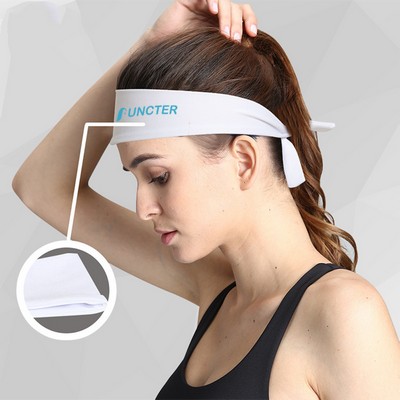 Head Tie Headband Tennis Sweatband