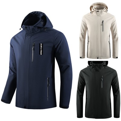 3-in-1 Waterproof Jacket Hooded for Men