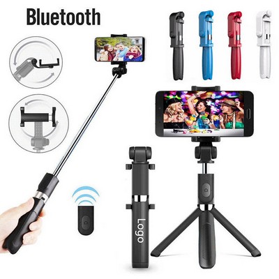 Extendable Bluetooth Selfie Stick/Tripod w/Detachable Wireless Remote Shutter