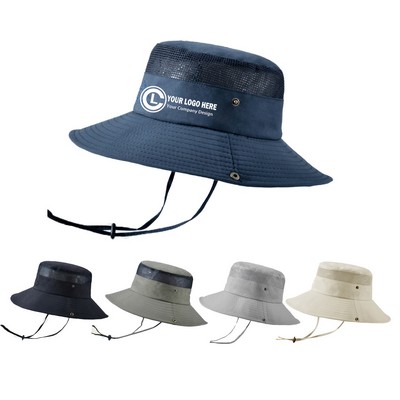 Wide Brim Outdoor Boonie Bucket Sun Hat