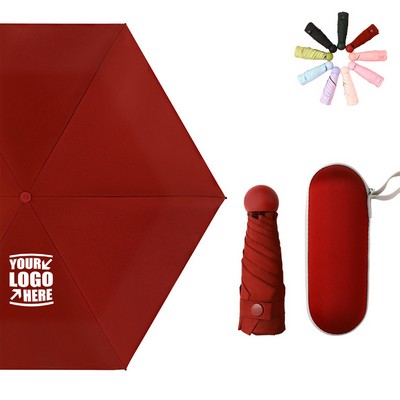 Mini Folding Travel Sun Umbrella