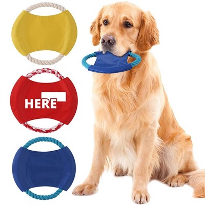 Pet Rope Tug & Flyer Toy