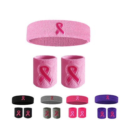 Ribbon Headband & Wristband Set