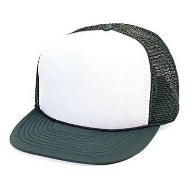 Summer Mesh Cap W/ Plastic Snap Closure