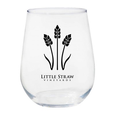 16oz. MS Plastic Stemless Wine Glass