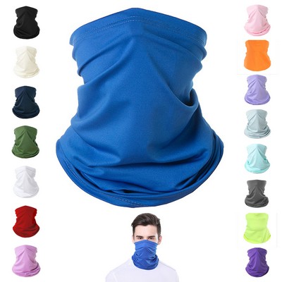 Ice Silk Neck Gaiter Face Mask