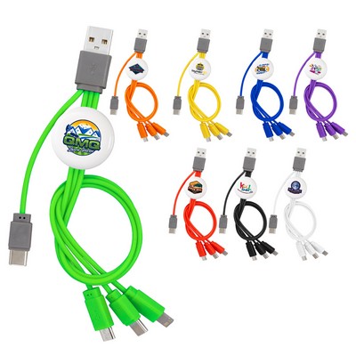 Snap Dual Input Type C Cable