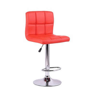 PU Leather Height Adjustable Swivel Barstools