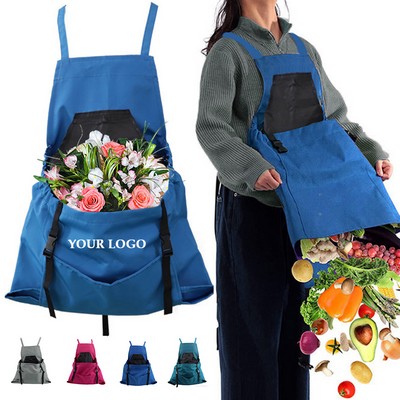 Garden Harvest Canvas Apron