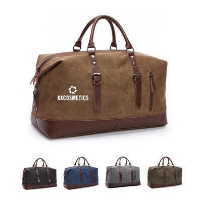 Big Capacity Vintage Canvas Duffle Bag