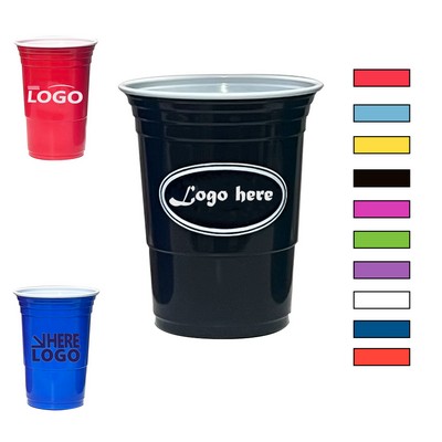 15OZ Disposable Plastic Beer Party Mug