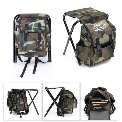 Folding Chair Fishing Stool Backpack