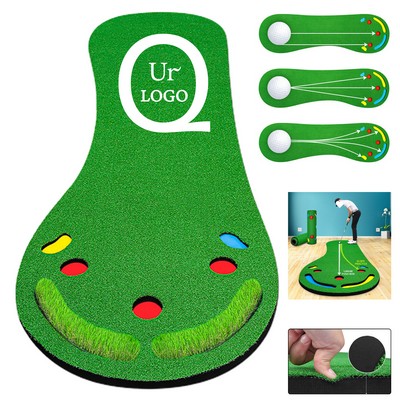 Updated Artificial Grass Custom Indoor Putting Green