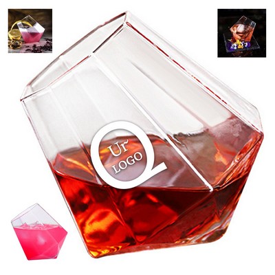 10Oz Diamond Shape Whiskey Glasses