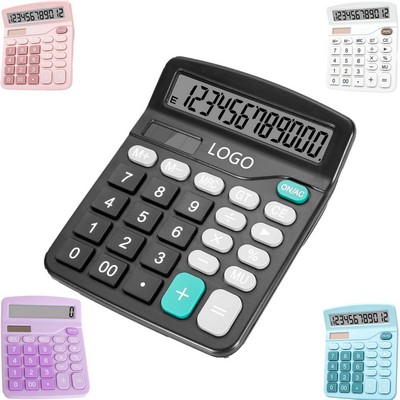 Dual Power 12 Digit Calculator