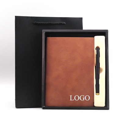 Leather Journal Gift box with Pen Set