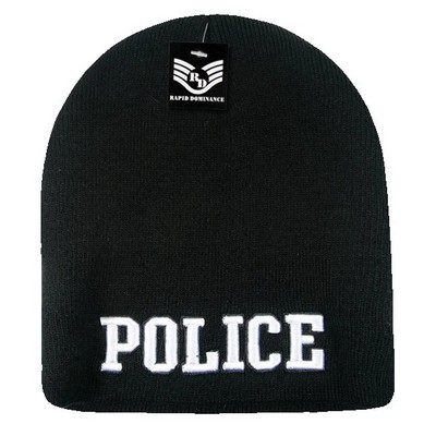 Rapid Dominance Police Law Enforcement Knit Cap Beanie